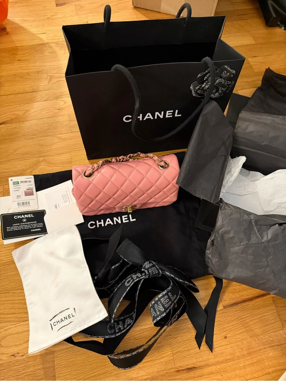 CHANEL gold hardware